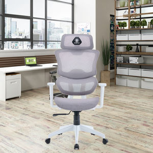 Chaise de bureau pivotante réglable et pivotante, chaise de bureau ergonomique à dossier haut, en maille élégante - Product Image 1