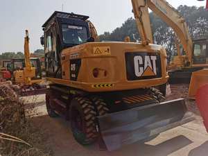 Low Working Hours Used <b>Cat</b> M315D2 <b>Wheel</b> Excavator Second Hand Caterpillar 15 ton Hydraulic Digger - Product Image 2