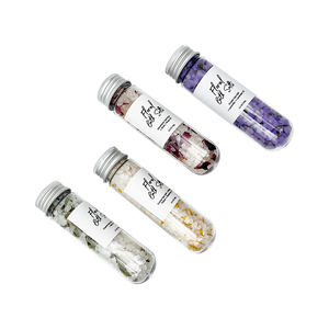 Coffret cadeau de <span class=keywords><strong>sel</strong></span> de bain naturel pour la relaxation du corps, <span class=keywords><strong>sel</strong></span> de l'<span class=keywords><strong>Himalaya</strong></span> avec rose et lavande 30g - Product Image 4