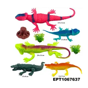 EPT Dollartoys彩色模拟爬行动物模型逼真蜥蜴人物动物人工模拟人物模型