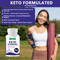 Cápsulas adelgazantes Keto de etiquetas privadas, cetonas veganas de frambuesa, suplemento ACV, soporte para el control de peso, pastillas Keto