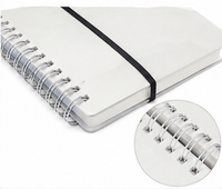 Anica — carnet de notes a6 a5 a4 réutilisables, notebook personnalisé, à spirale PP transparente, de haute qualité, écologique, vente en gros