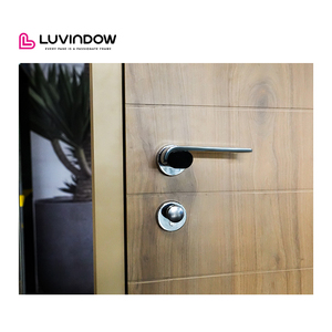 Portes d'entrée principales en aluminium gravées en 3D, sécurisées, ignifuges et nécessitant peu d'entretien, pour villas et projets commerciaux - Product Image 5