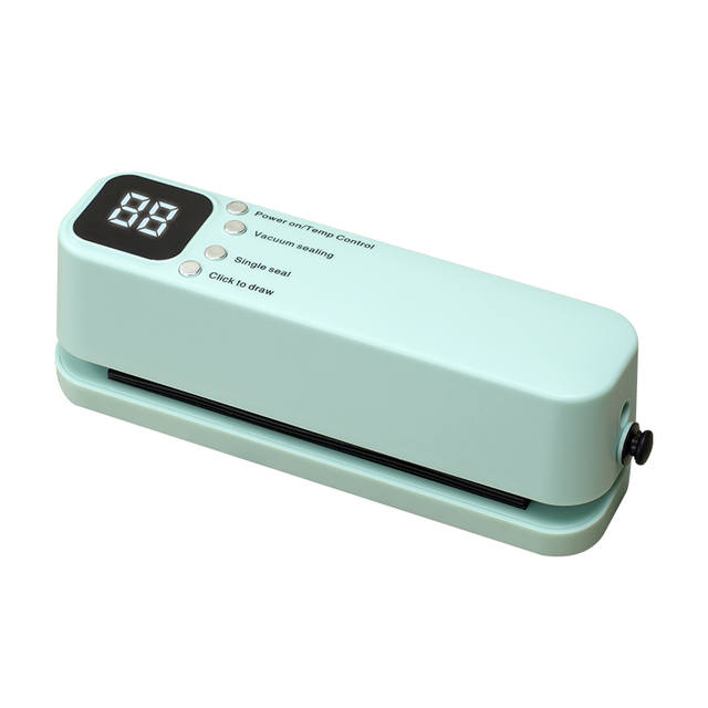 Automatic Food Sealer Portable Wireless Vacuum Sealer With Snack Bag Sealing External Suction & Inflation