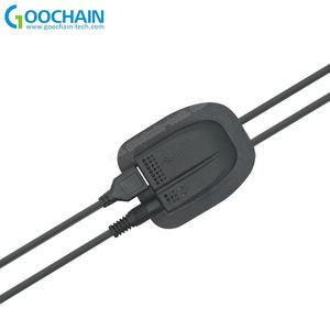 San goobean — câble <span class=keywords><strong>USB</strong></span> 2-en-1 mâle/<span class=keywords><strong>femelle</strong></span> personnalisé, <span class=keywords><strong>Double</strong></span> Port, Audio, pour sac à dos - Product Image 1