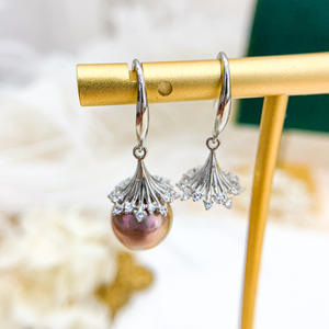 WENCHI S925 Argent DIY Accessoires Perles Ensemble de Bijoux Tendance avec Support Vide Boucles d'Oreilles Perles Rondes 8-12mm Modèle 11562 Chine - Product Image 3