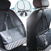 Ganchos de suspensión para reposacabezas de asiento trasero de coche 2024 para monedero, bolsa de comestibles, bolso, accesorios para coche, Gadgets