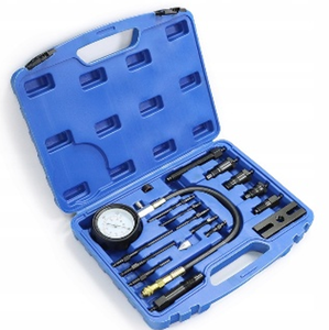 Manomètre professionnel en acier à haute teneur en carbone, tête de manomètre noir robuste pour kit de test de moteur de camion diesel - Product Image 5