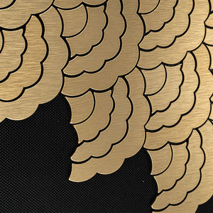 Offre Spéciale design de mode auto-adhésif décoration hôtel Villa salle de douche luxe or aluminium <span class=keywords><strong>mosaïque</strong></span> carrelage - Product Image 5