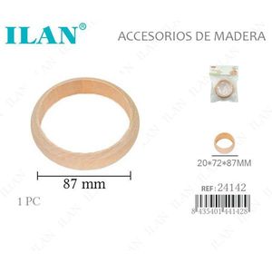 Anello in legno ILAN 87 mm per artigianato e progetti fai da te - Product Image 3