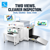 Scanner de bagages à double vue SUN LDADER OEM/ODM XLD-8065D, équipement de contrôle de sécurité pour bâtiments gouvernementaux, CE/RoHS