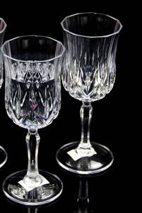 Verres à vin en plastique de luxe à motif diamant classique en <span class=keywords><strong>cristal</strong></span> plastique - Product Image 5