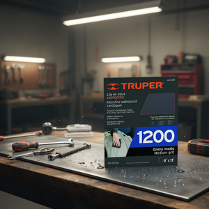 Lija de Agua Microfina Truper LIAG-1200 Grano 1200, Materiales Duraderos y Versátiles para Agua y Arena - Product Image 2