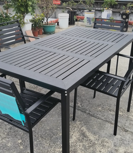 Outdoor <strong>Table</strong> Chair Set Corrosion-resistant Plastic Wood Villa Courtyard Leisure Dining Chair <strong>Table</strong> Garden Outdoor <strong>Balcony</strong> <strong>Table</strong> - Product Image 3