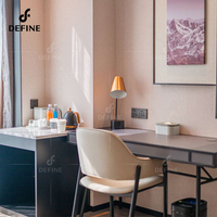 Meubles d'hôtel commerciaux tout-en-un, ensembles de chambres à coucher 5 étoiles, meubles de projet hôtelier pour hôtel de luxe
