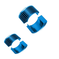 Usinage CNC personnalisé ailettes de refroidissement dissipateur thermique en laiton en acier inoxydable moteurs électriques dissipateur de chaleur en aluminium ventilateur refroidisseur