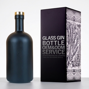 <span class=keywords><strong>Bouteille</strong></span> en verre noir mat <span class=keywords><strong>de</strong></span> qualité alimentaire <span class=keywords><strong>de</strong></span> 500 ml, 750 ml, 1 L, <span class=keywords><strong>prix</strong></span> d'usine, vente en gros, pour <span class=keywords><strong>vodka</strong></span>, rhum, whisky, huile d'olive, avec couvercles - Product Image 2