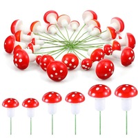 Mini Champignons en Mousse Colorés, Ornements de Fruits Simulés, Accessoires de Décoration pour Micro-Paysages, Jardins Féeriques, Bonsaïs de Noël