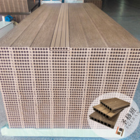 Gaufrage extérieur 3d bois dur stratifié piscine bois plastique composite planche de bois pont wpc