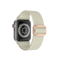 Vente en gros de bracelets de montre en nylon pour Apple Watch, bracelet sport tissé élastique motif léopard orange pour Apple Watch 10/9/8/7 SE Ultra 46mm 42mm