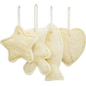 Kids Loofah Bad Scrubber Vis/Bear/Star/Hart Dier Vormige Loofah