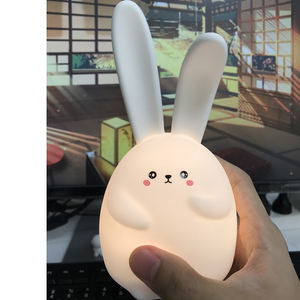 ไฟกลางคืนรูปกระต่ายกระต่าย USB โคมไฟซิลิโคน LED สำหรับเด็กน่ารักน่ารักสำหรับเด็กโคมไฟซิลิโคนรูปกระต่ายสำหรับกลางคืน - Product Image 3