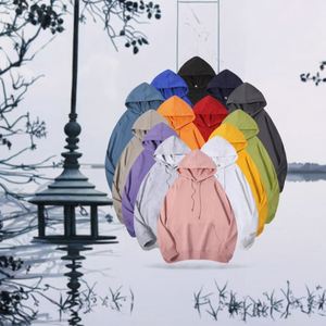 Sudadera con Capucha Personalizada con Logotipo para Hombre, de Forro Polar, Estampada, de Alta Calidad, Holgada, con Hombros Caídos, Colorida, de Moda - Product Image 3