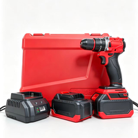 Perceuse sans fil 20V au lithium pour usage domestique, spéciale vis de décoration, perceuse pistolet sans balais avec kit combiné rechargeable, outil électrique