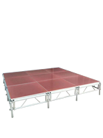 Scène portable amovible en aluminium pour concerts en plein air, présentoirs en treillis à montage facile pour événements