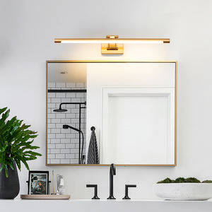 Applique murale de salle de bain LED moderne américaine en gros, IP44 étanche, corps en fer, lampe de miroir de vanité, éclairage économe en énergie pour hôtel - Product Image 2