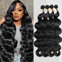 Cheveux vierges brésiliens Remy 100% vison de qualité 9A 10A, provenant du Henan, Chine, cheveux vierges brésiliens bruts non traités, fermeture de cheveux