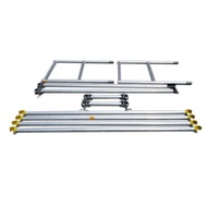Mini tour d'échafaudage en alliage d'aluminium durable haute performance pliable pour une application sur scène