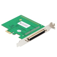 Tarjeta Serial Industrial Exar XR17V358 PCIe de 8 Puertos RS232, Placa de Expansión COM Multipuerto PCI Express a DB9 con Cable de Distribución