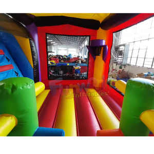 Outdoor commercial ninja inflatable bounce house slide combo commercial kids bouncy castle castillo hinchable - Product Image 4