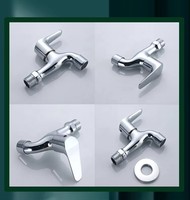 Robinet d'arrosage de jardin de haute qualité en alliage de zinc et laiton, à ouverture rapide, robinet de tuyau, robinet de machine à laver, anti-corrosion, léger