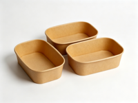 Bol à salade de fruits jetable en PS de qualité alimentaire épaissi, style minimaliste moderne, pour usage hôtelier