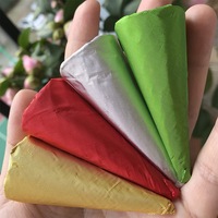 Feuilles d'aluminium colorées argentées, roses et dorées de 10x10 cm, qualité alimentaire, pour emballage de barres chocolatées, feuille d'aluminium gaufrée pour chocolat