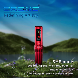 BRONC SIREN 2 pièces batterie Machine à tatouer sans fil stylo sans fil à course réglable pour SMP et <span class=keywords><strong>tatouage</strong></span> - Product Image 6