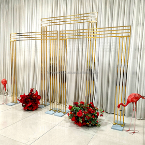 Fondo de arco cuadrado de acero inoxidable desmontable de Venta caliente de fábrica para decorar escenas de eventos de fiesta de boda - Product Image 2