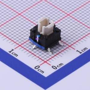 K6-6150S03 Tactile Switch SMD Switch ( Operating Force: 1.6N )( Mounting Type: Vertical Mount )( Switch Length: 7.2mm ) - Product Image 1