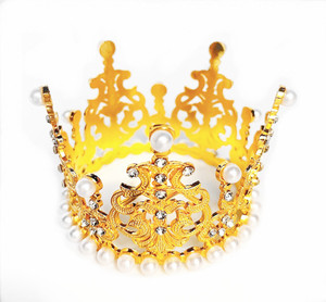 Adorno de corona para pastel para niños, corona pequeña, novedad de <span class=keywords><strong>2022</strong></span> - Product Image 4