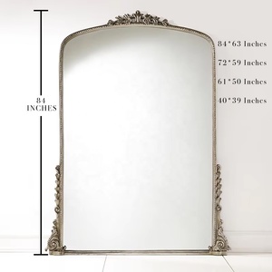 Paris, vĩnh cửu độc quyền thiết kế French cứu trợ điêu khắc với khắc Top & kim loại khung 84*63 inch lớn tầng thường vụ gương - Product Image 1