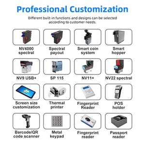 Máquinas de Pago con Tarjeta de Crédito para Windows/Android con Reciclador Automático de Billetes, Impresora de Quiosco, Soporte POS de 50 mm, Quiosco de Pago de Autoservicio - Product Image 4
