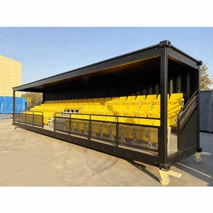 Tribune modulaire conteneurisée temporaire pour événements sportifs extérieurs, terrasses de football, avec certification CE - Product Image 3