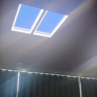 Luz Artificial LED Inteligente de 100W, Simulación de Cielo Azul, 632*632*H40mm, 2 Rejillas, 1 Pieza, Control por WiFi Tuya