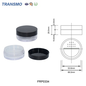 Envase Compacto de Polvo Suelto Reciclable de Alta Calidad, OEM ODM, Envase Cosmético Vacío de Plástico, Tarro de Polvo Vacío - Product Image 2