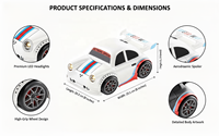 8885 2,4G 4 canales eléctrico Mini Drift Racing RC Car-Función de seguimiento de alta velocidad Listo para usar al aire libre Control remoto