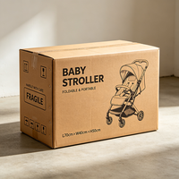 Boîte d'emballage personnalisée pour poussette de bébé, boîte en carton ondulé imperméable pour l'expédition d'équipements pour bébés