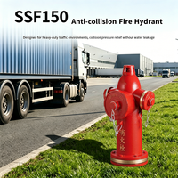 Dispositif de protection incendie de haute qualité SSF150/80-1.6SW, flexible, durable, anti-collision, hydrant extérieur pour la lutte contre les incendies