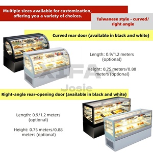 <span class=keywords><strong>Vitrina</strong></span> <span class=keywords><strong>Refrigerada</strong></span> <span class=keywords><strong>para</strong></span> Pasteles con Vidrio Curvo, Acero Inoxidable, Garantía, Larga Vida Útil, <span class=keywords><strong>para</strong></span> Panadería - Product Image 2